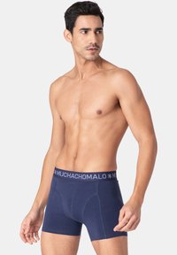 MUCHACHOMALO 2-PACK SOLID - Boxer alsónadrág - blue grey melange