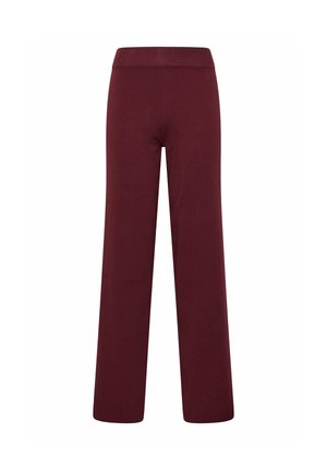 Long Tall Sally, TALL WIDE LEG TROUSERS - Pantalones - burgundy