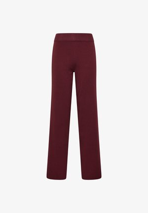 Long Tall Sally, TALL WIDE LEG TROUSERS - Pantalones - burgundy