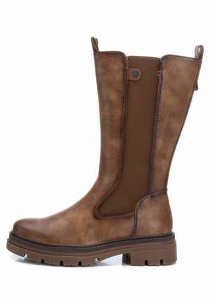 Stivali con plateau - taupe