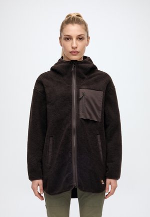 Fjällräven, VARDAG LONG  - Яке от полар - black oak
