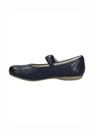 Ankle cuff ballet pumps - ocean