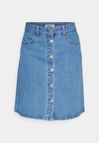 ONLFARRAH BOX  - A-line skjørt - medium blue denim