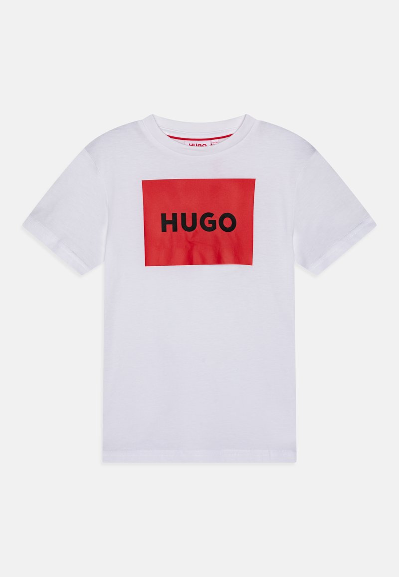 Hugo Kids Boys T Shirt In Beige