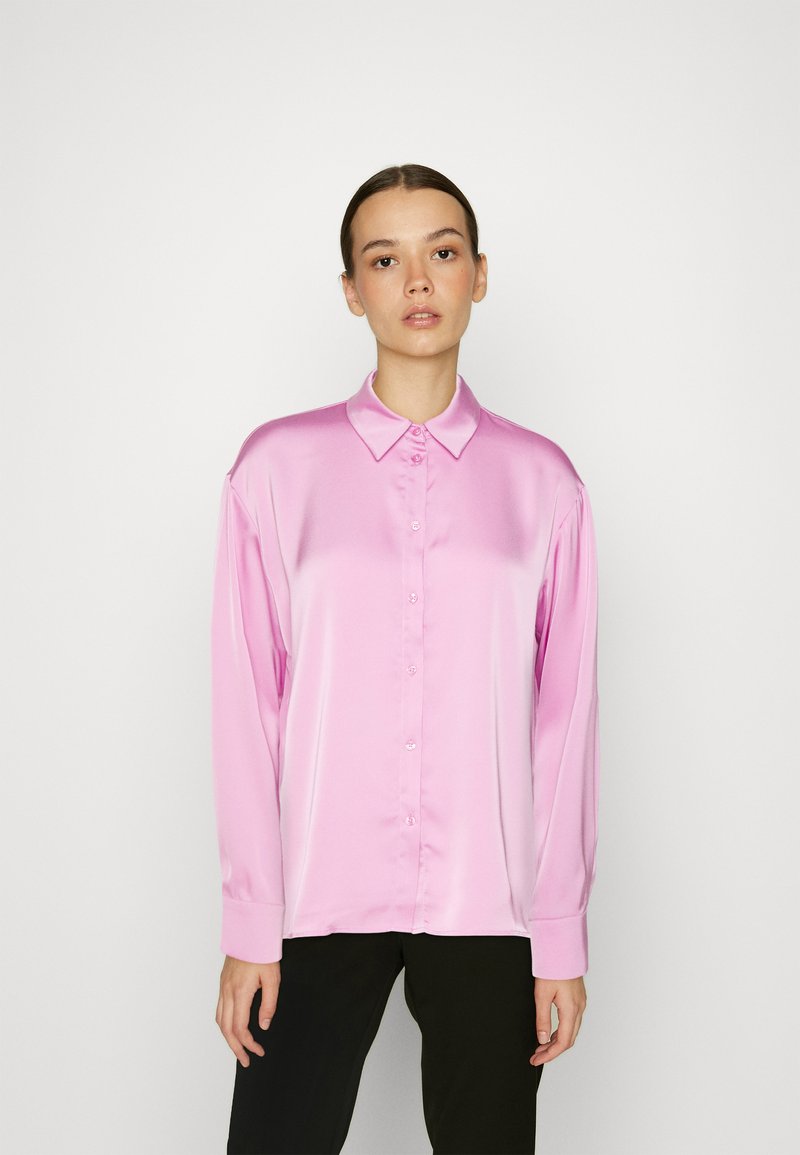 Chemisier Rose New Look Taille 16 - Style Enveloppant Et Féminin