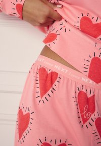 Next SET PRINT LONG SLEEVE - REGULAR FIT - Nattøj sæt - pink heart