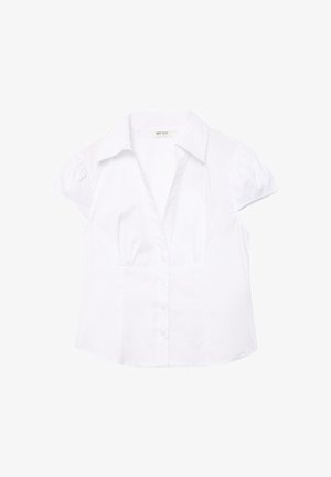 Stradivarius, FITTED SHORT SLEEVE - Overhemdblouse - white