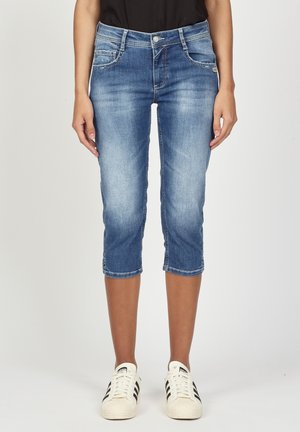 Gang RELAXED FIT - Denim shorts - mid vintage wash