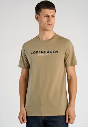 T-Shirt print - dusty green