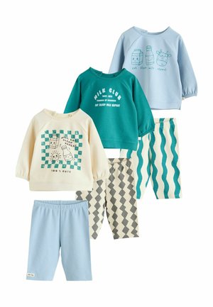 Next, REGULAR FIT  SET  .3 PACK - Bukser - blue green milk club