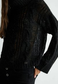 LIU JO POLO -NECK - Maglione - black