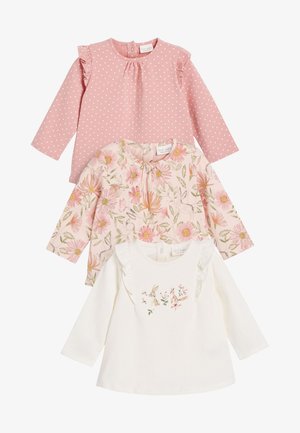 3 PACK - Long sleeved top - pink