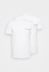 V NECK 2 PACK - Hemd - white