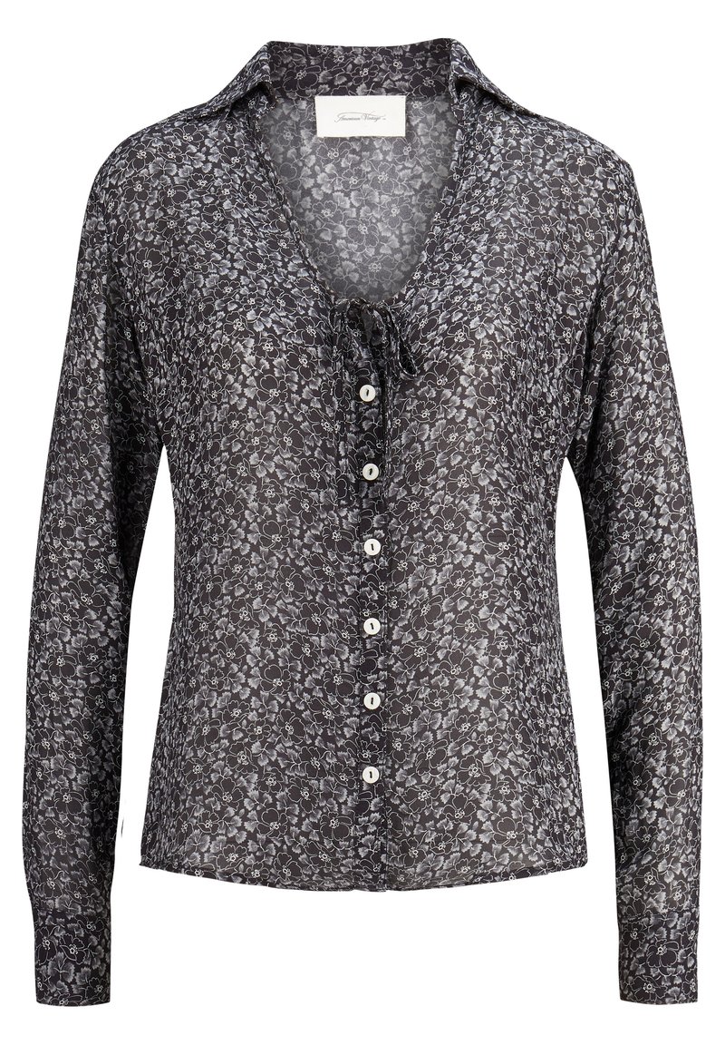 American vintage Overhemdblouse zwart American vintage Overhemdblouse zwart