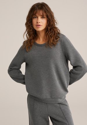 Sweatshirt - blended dark grey