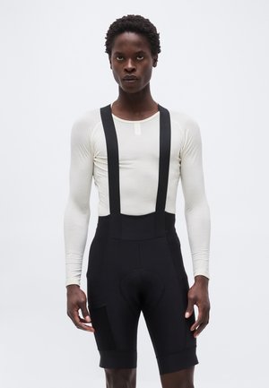 Rapha MEN'S BREVET ELEMENT CARGO  - Kolesarske kratke hlače z naramnicami - black/black