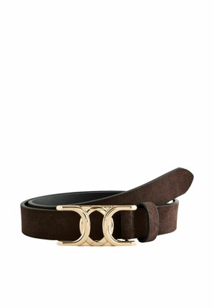 STATEMENT BUCKLE REGULAR - Opasok - chocolate brown