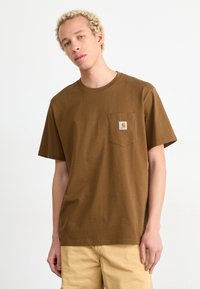 Carhartt WIP POCKET - T-shirts - lumber
