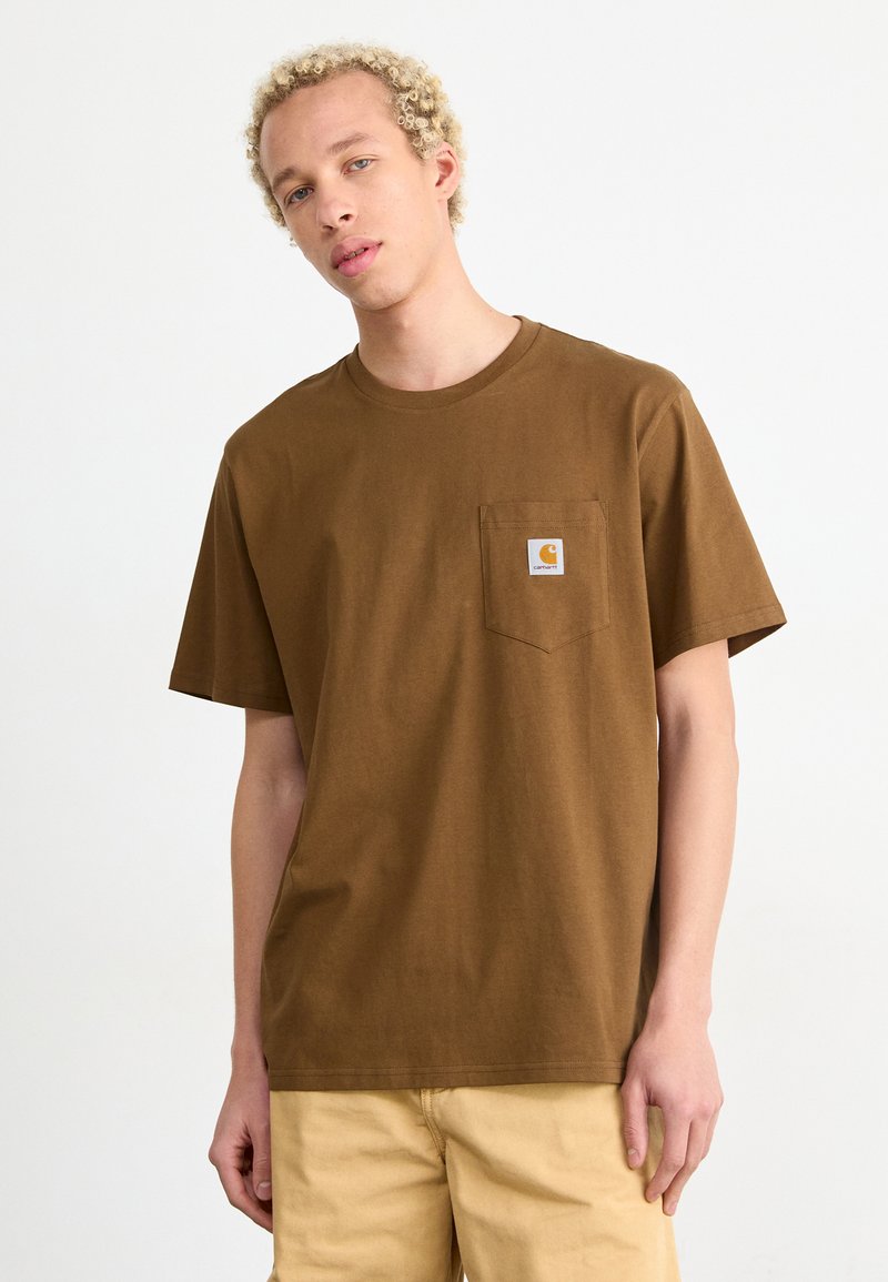 Carhartt WIP - POCKET - T-shirt - bas - lumber, Förstora