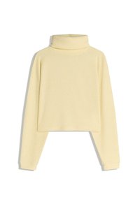 HIGH NECK - Sweatshirt - light yellow