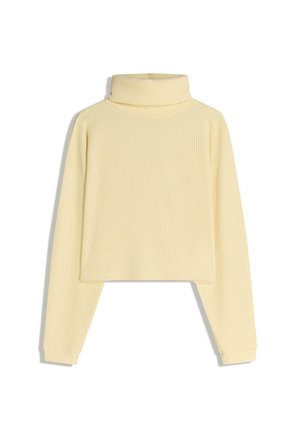 HIGH NECK - Sportska majica - light yellow