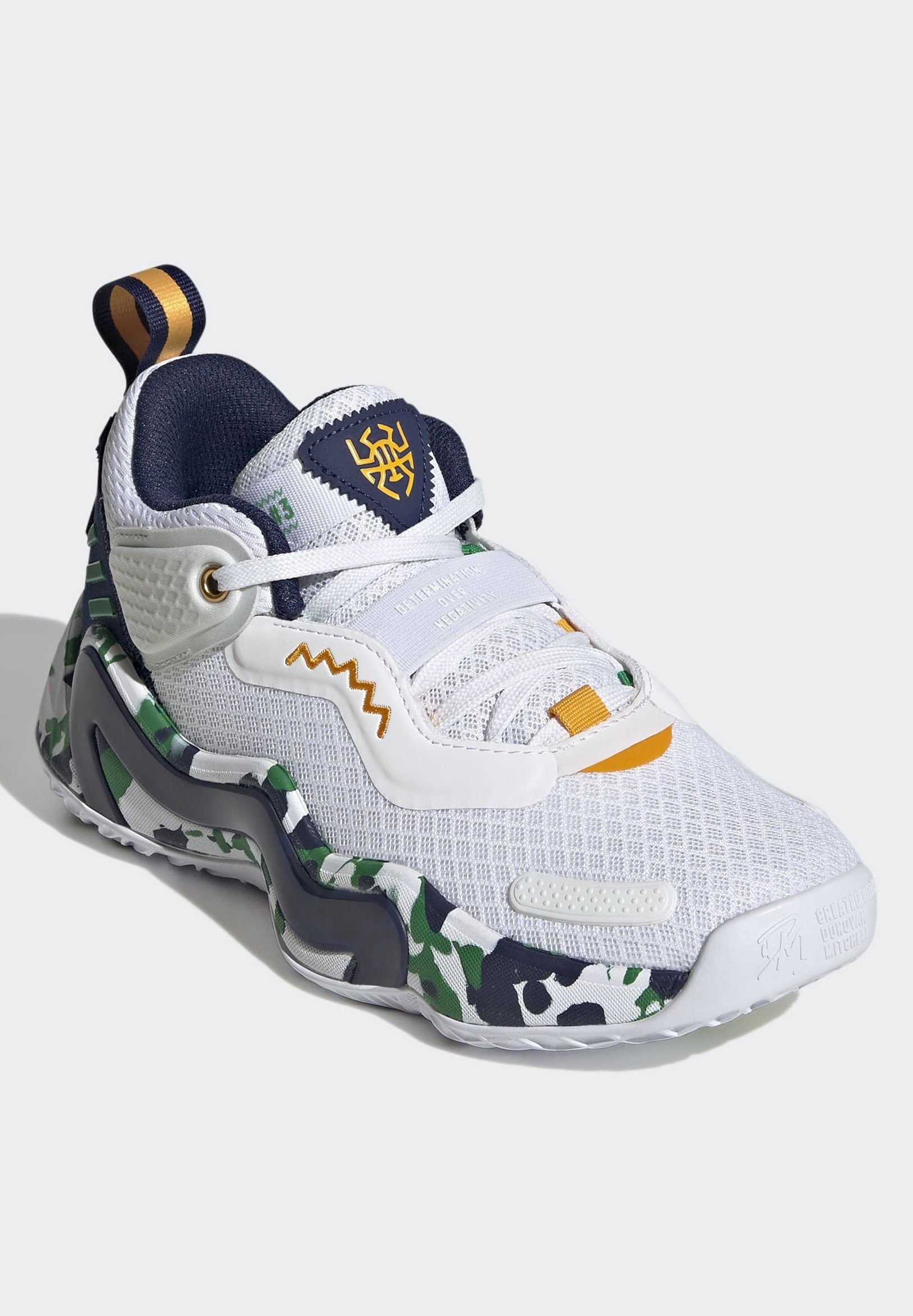 adidas Performance DONOVAN MITCHELL - Zapatillas de baloncesto -  white/blanco - Zalando.es