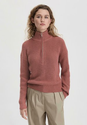 RELAXED - Strickpullover - rosenholz