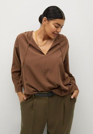 FLIESSENDE - Long sleeved top - braun