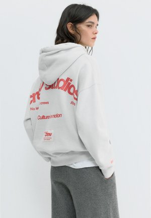 CREW STUDIOS - Kapuzenpullover - light grey