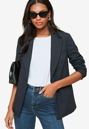 lipsy military tailored button blazer