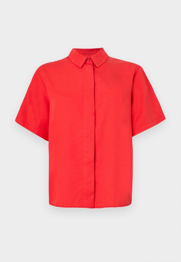 MINA SHIRT - Button-down blouse - flame scarlet4