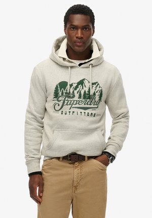 Sweat à capuche - glacier grey marl