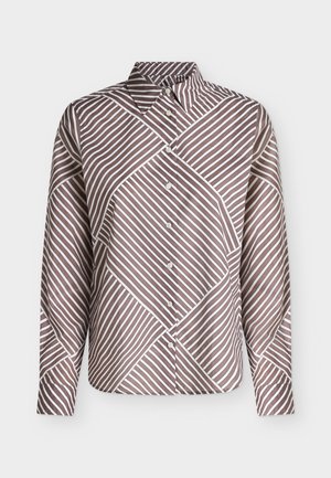 GANT, REG STRIPED  - Πουκάμισο - soft taupe