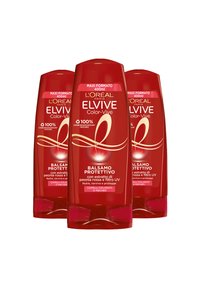 L'Oréal Paris BALSAMO ELVIVE COLOR-VIVE, PER CAPELLI COLORATI O CON MÈCHES, 400 ML - 3 PACK - Balsamo