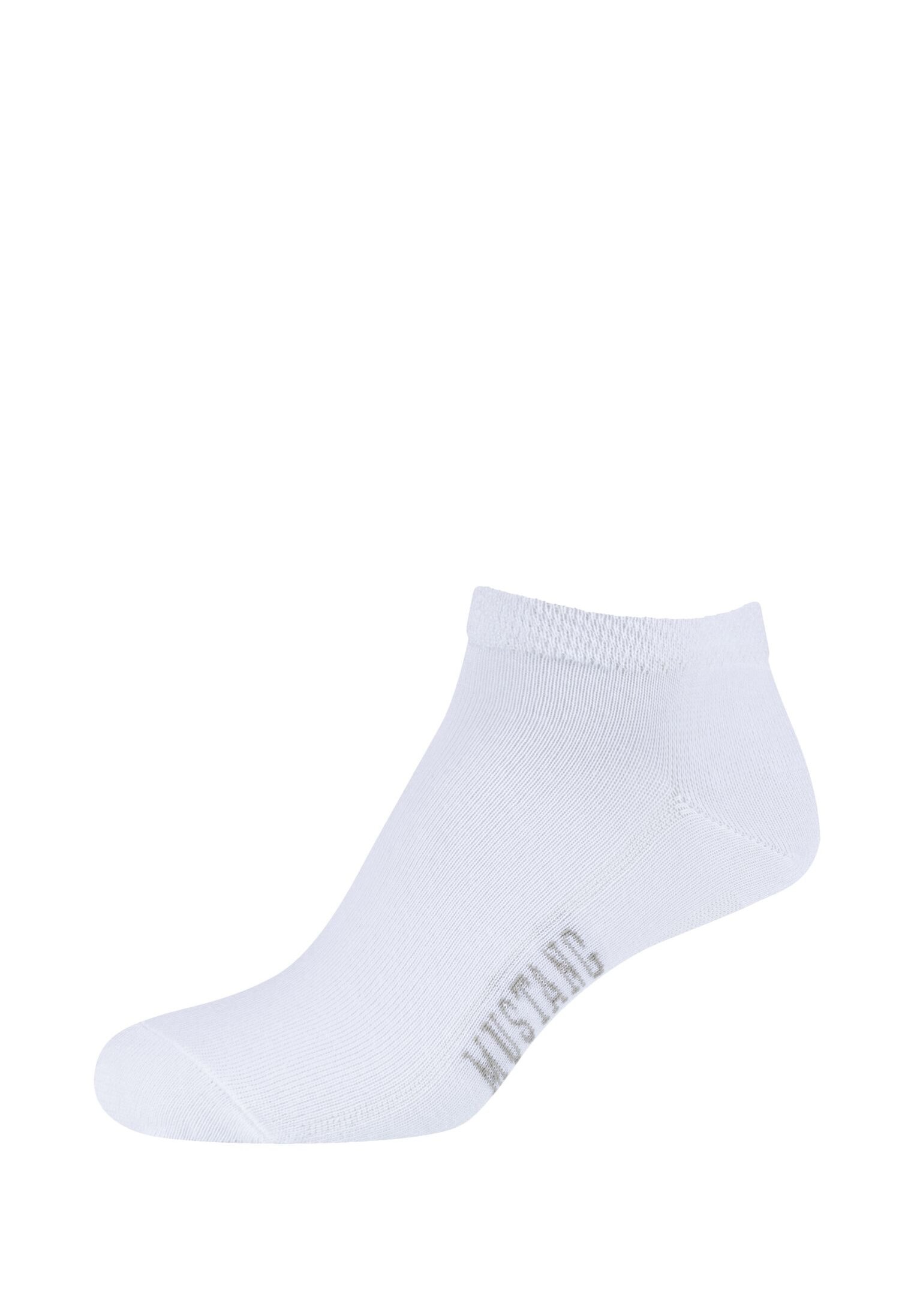 MUSTANG Damen Sneakersocken 9er Pack – Größe 39/42, Weiß, Mit Komfortbund & Verstärkten Bereichen