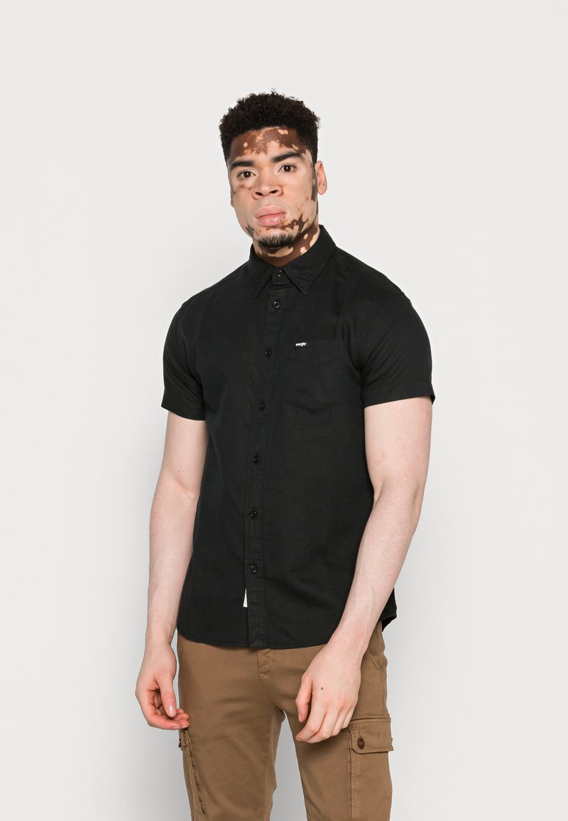 Wrangler Camisa - faded black