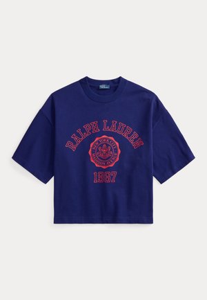Polo Ralph Lauren, RL CREST COTTON JERSEY TEE - T-shirt imprimé - fall royal