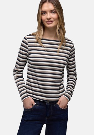 GESTREIFTES - Longsleeve - blau