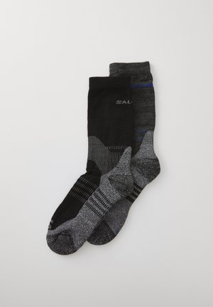 X ULTRA ACCESS QUARTER UNISEX 2 PACK - Športové ponožky - anthracite/black