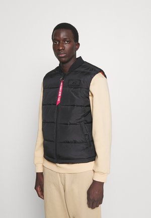 PUFFER - Waistcoat - black