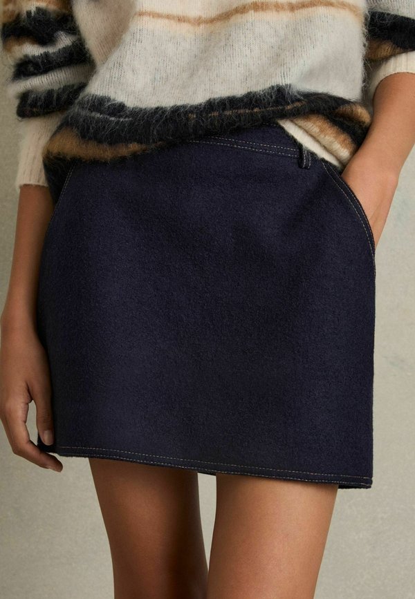 REGULAR FIT - ELISE  TOPSTITCHED  - A-Linien-Rock