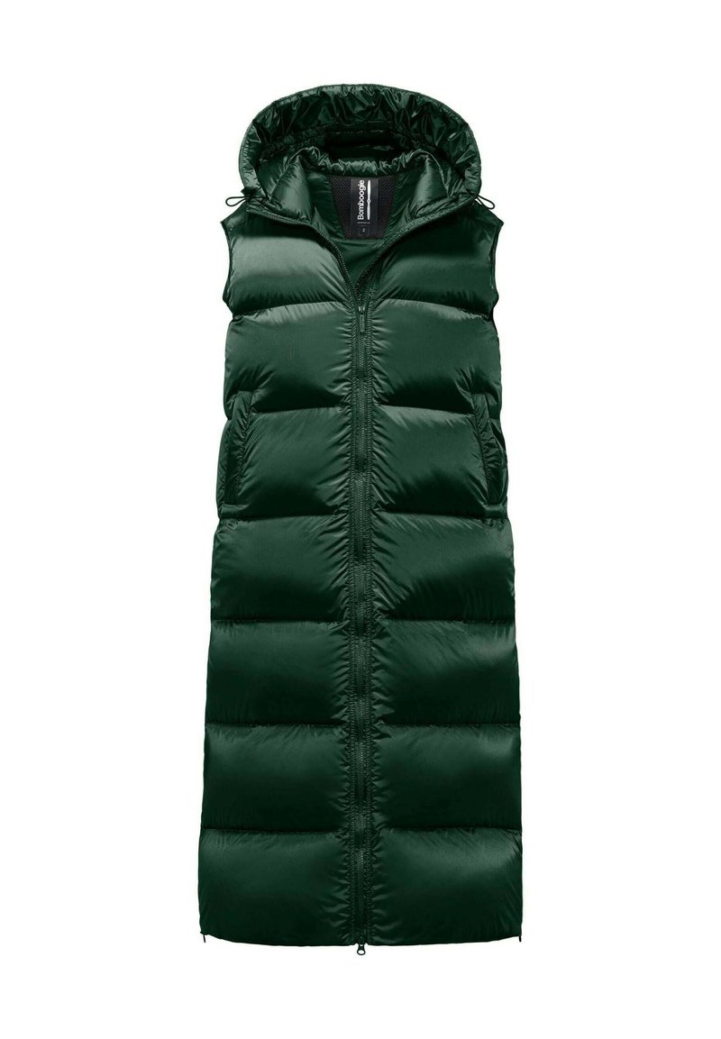 Bomboogie POLA-SMANICATO IN BRIGHT - Bodywarmer - deep forest green