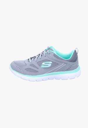 Skechers SUMMITS - Zapatillas - grey/ turquoise