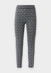 DOT LOGO PRINT - Leggings - black/white