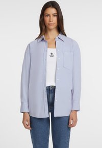 Guess Jeans LANGARM-TASCHEN  - Camicia - himmelblau