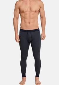 Schiesser 2-PACK MELANGE - Unterhose lang - dunkelblau
