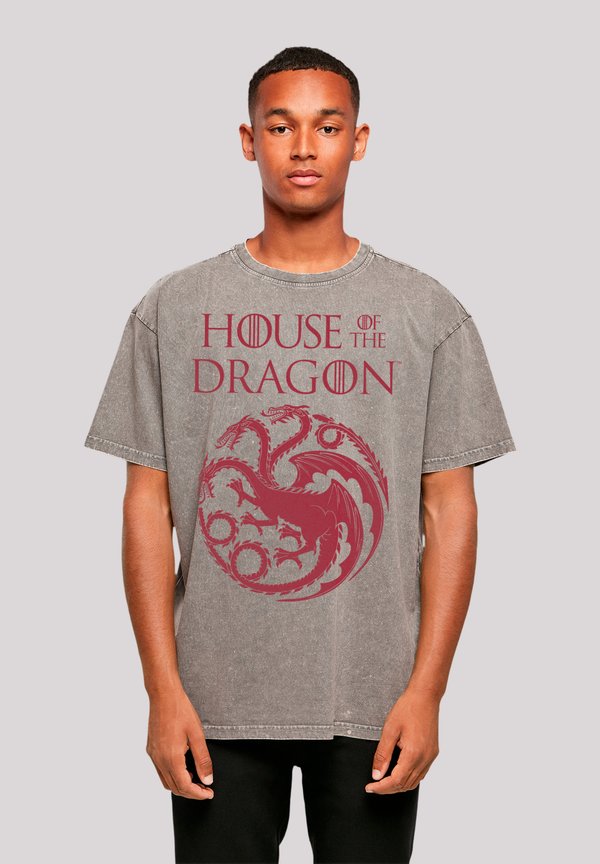 HOUSE OF THE DRAGON TARGARYEN CREST LOGO - T-Shirt print - asphalt