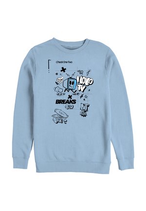Henry Tiger MATT KEELING CHECK ONE TWO - Sweatshirt - sky blue