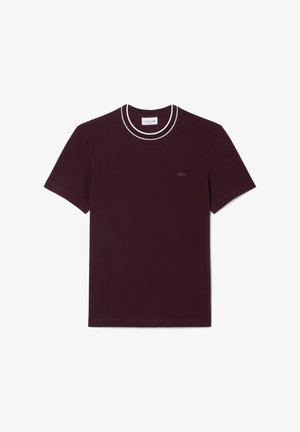Lacoste, TH8174_166 - T-shirt basic - marron châtaigne-ke