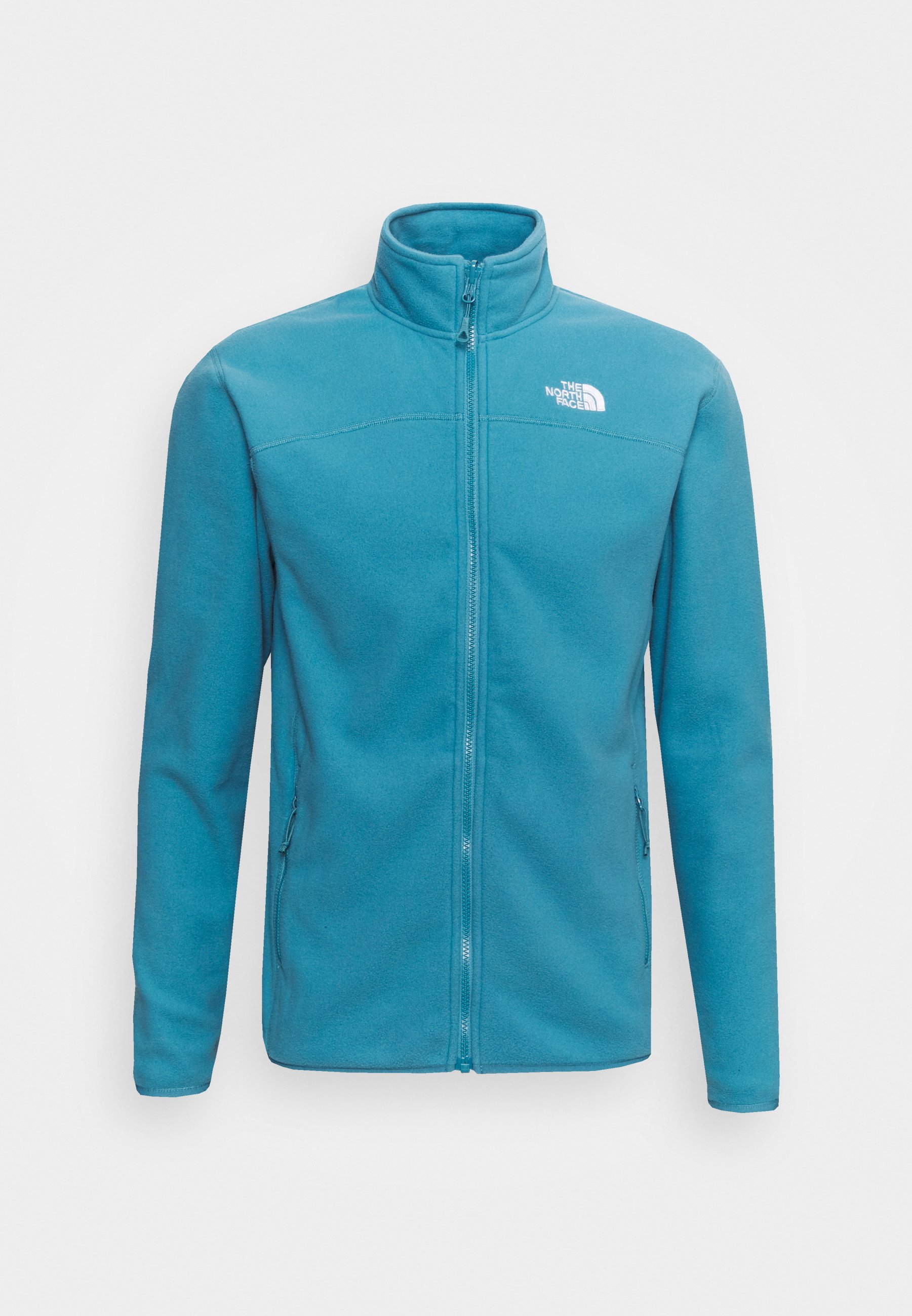 north face light blue fleece